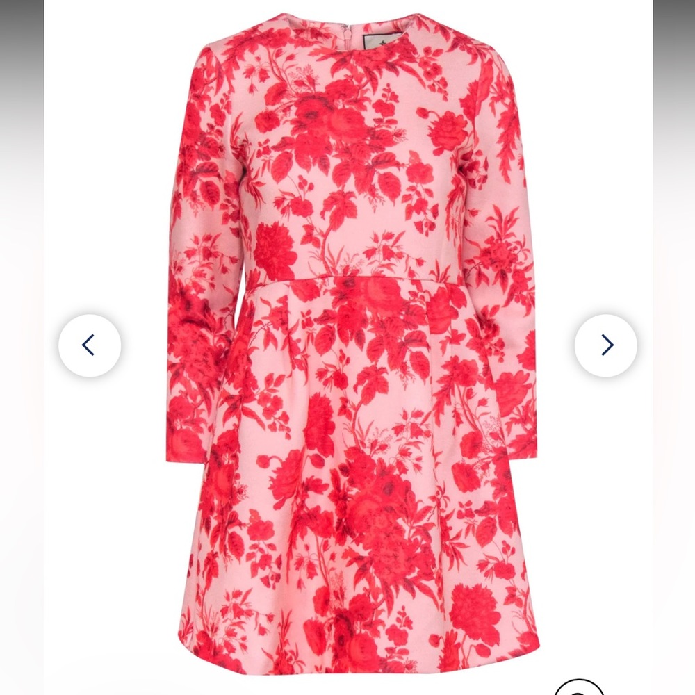 NWT TUCKERNUCK DRESS!!! Fit and Flare with Red and Pink Floral Print!